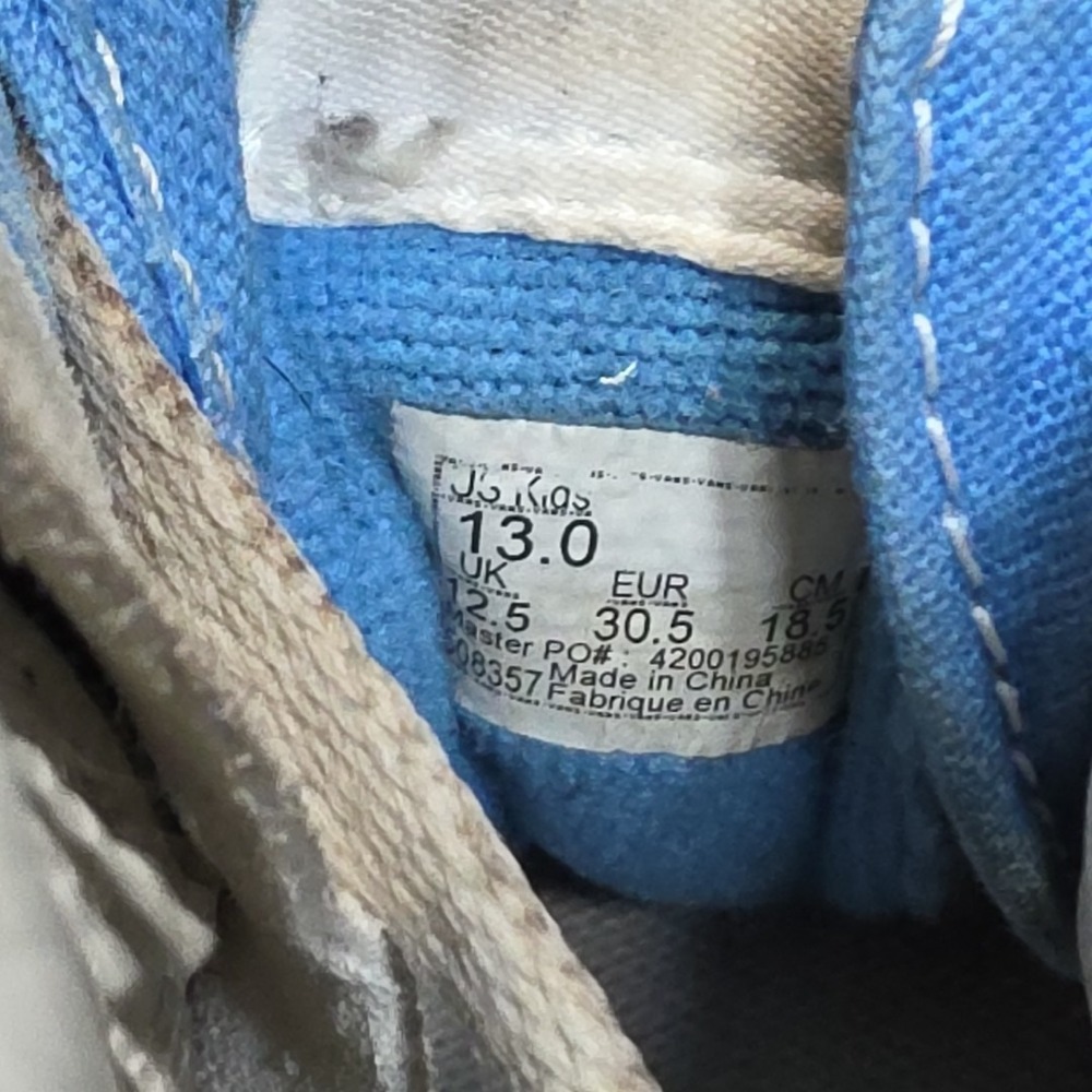 Vans SK8-Hi Astronaut Shoes Kid Boys Size 13 Blue Zip Up Hi-Top Sneakers - Picture 8 of 8